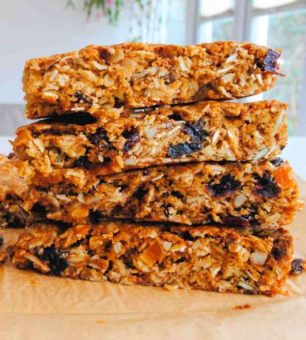 Oats And Dried Fruit Bars Recipe Cuisine Fiend
